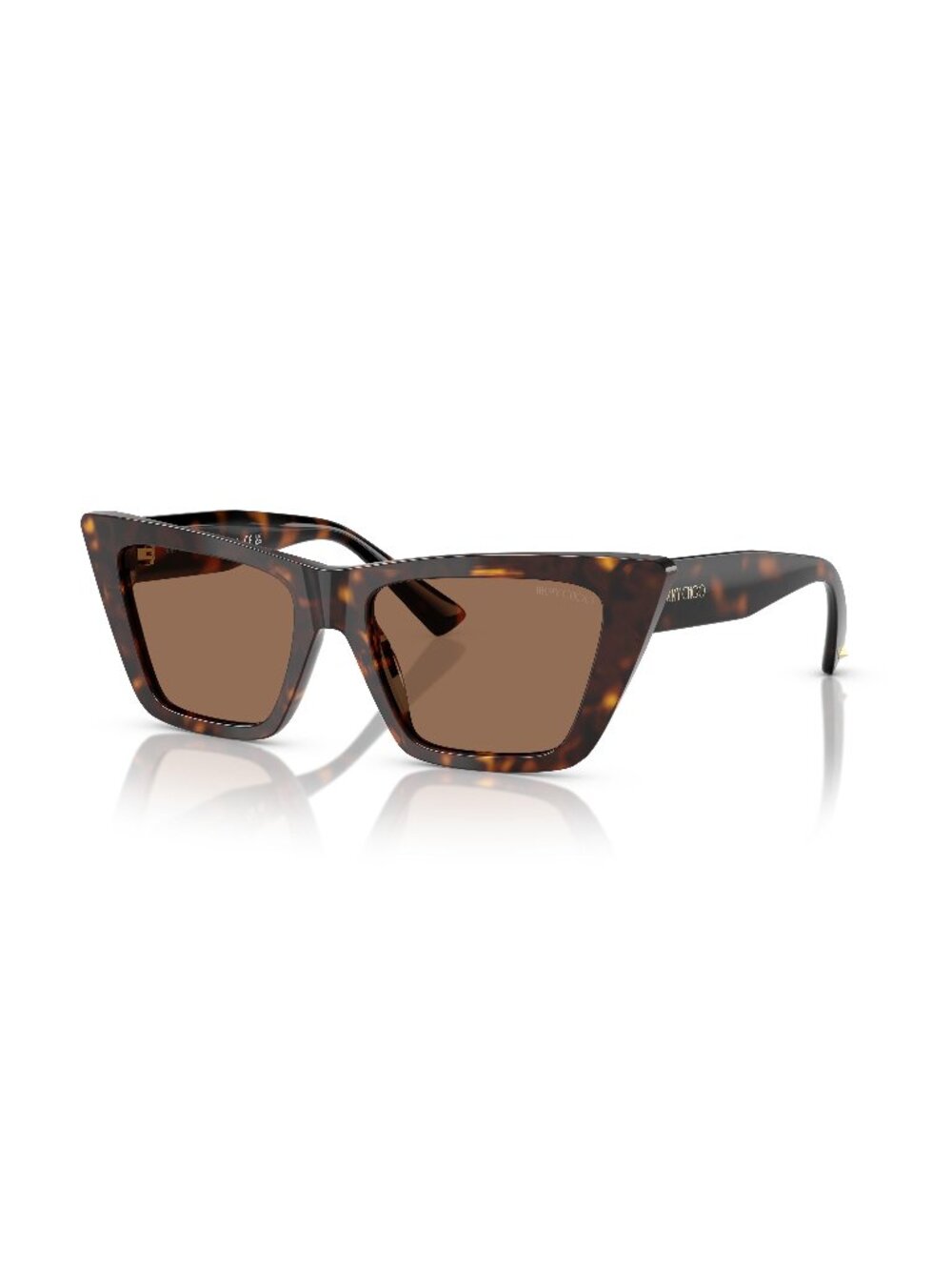 New Jimmy Choo Women's Sunglasses Havana Acetate Frame JC5028 500273 53